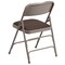 Emma and Oliver 2 Pack Home & Office Party Events Fabric Padded Metal Folding Chair